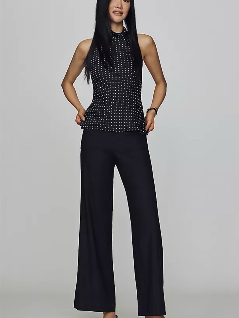 NWT Maeve Jude Linen Stretch Trouser